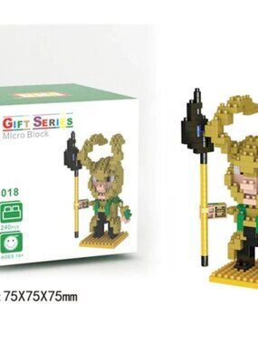 Loki Micro Block Building Set 240 Pieces LNO Gift Series